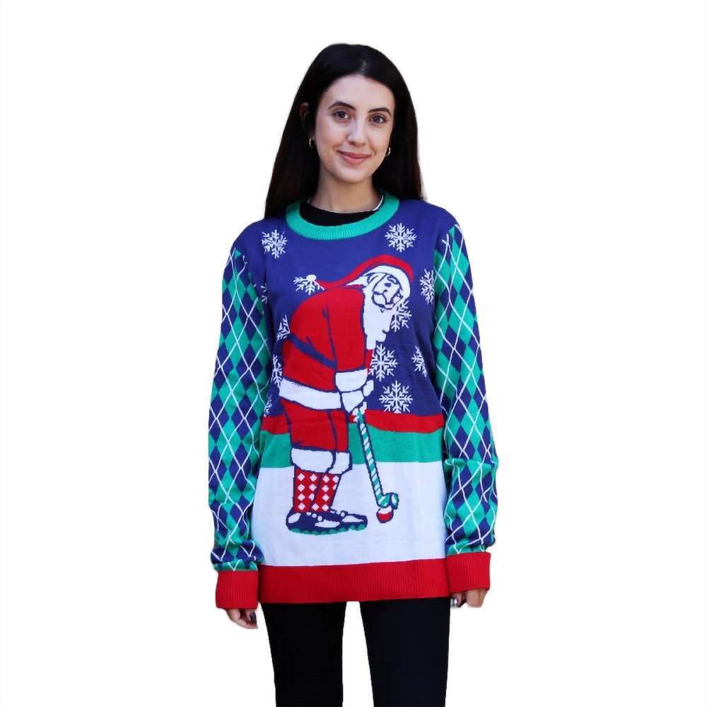 Women’s Playful Santa Ugly Christmas Sweater